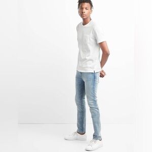 Gap light indigo skinny jeans with gap flex 30X32